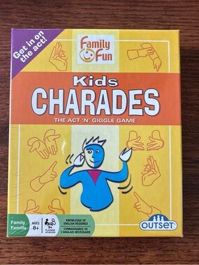 NEW & SEALED Kids Charades - The Act 'N' Giggle Game  Family Fun! Ages 8+